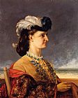 Portrait of Countess Karoly by Gustave Courbet
